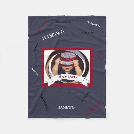 HAMbyWG - Fleece Blanket HambWG Bambino Deken (Voorkant)