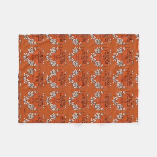 HAMbyWG - Fleece Blanket - Home Sweet Home (Voorkant (Horizontaal))