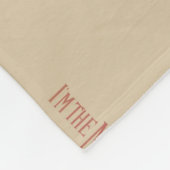 HAMbyWG - Fleece Blanket - Ik ben het Man (Hoek)