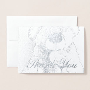 HAMbyWG Folie Kaart - Teddy Bear Dank u