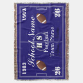 HAMbyWG  Football Deken (Voorkant Verticaal)