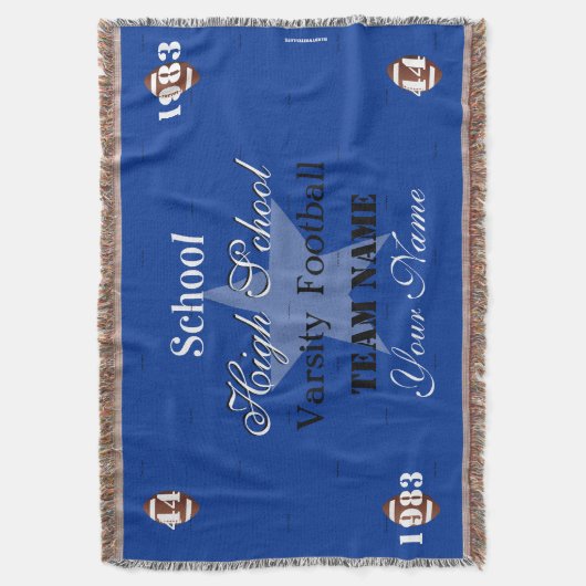 HAMbyWG-Football Deken (Voorkant Verticaal)