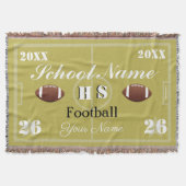 HAMbyWG  Football of Voetbal Deken (Voorkant)