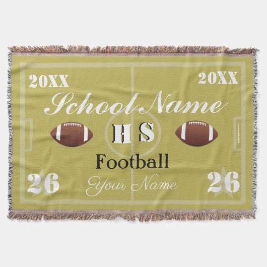 HAMbyWG  Football of Voetbal Deken (Voorkant)