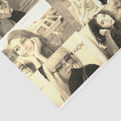 HAMbyWG - Foto-collage in Sepia Tone Tissuepapier (Detail)