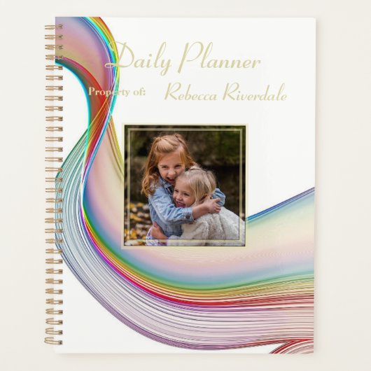 HAMbyWG - Foto dagelijkse planner - Regenboog scro (Voorkant)