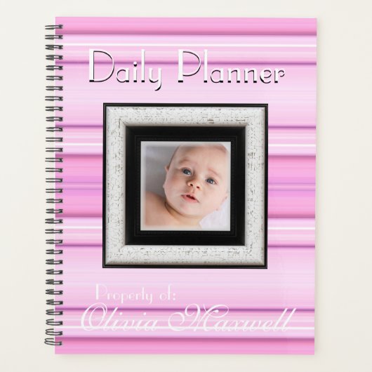 HAMbyWG - Foto dagelijkse planner - Roze (Voorkant)