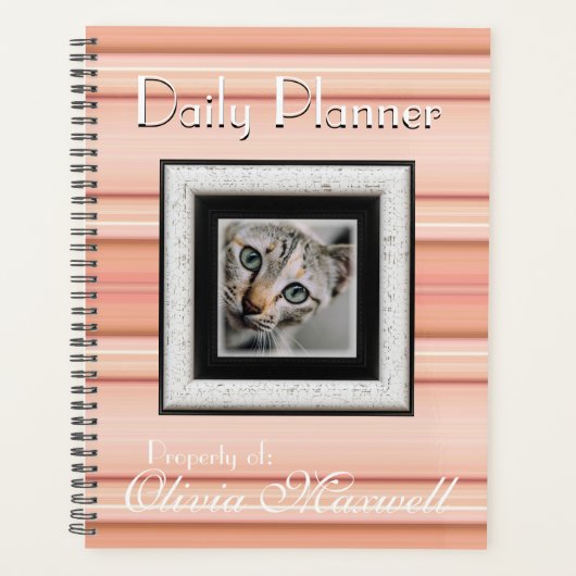 HAMbyWG - Foto Daily Planner - Peach (Voorkant)