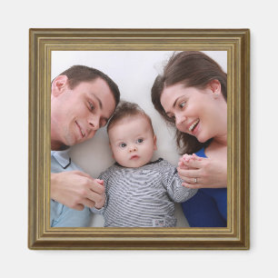 HAMbyWG - Foto Magnet met een gouden afbeelding li