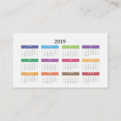 HAMbyWG Foto met Agenda Visitekaartje (Achterkant)