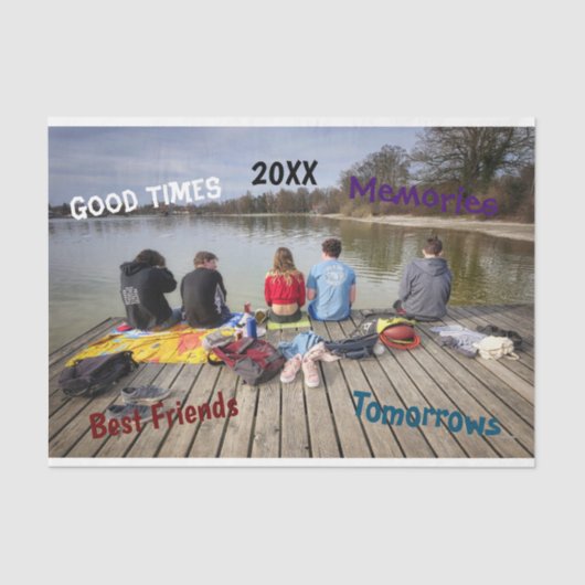 HAMbyWG - Foto met woorden Tissuepapier (Voorkant)