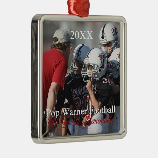 HAMbyWG - Foto-Ornament in Silver Metalen Ornament (Rechts)