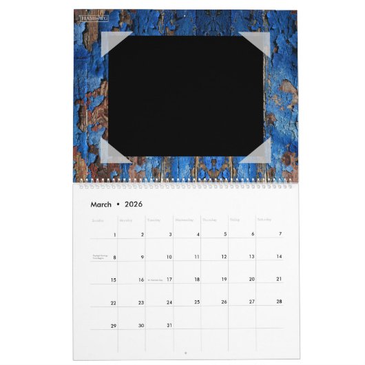 HAMbyWG-fotokalender met drukhout Kalender (Mar 2026)