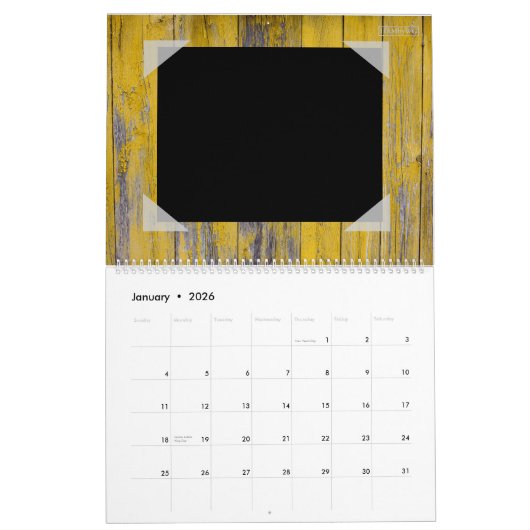 HAMbyWG-fotokalender met drukhout Kalender (Jan 2026)