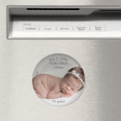 HAMbyWG - Geboorteaankondiging Magneet voor Baby (Insitu (Vaatwasser))