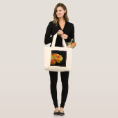 HAMbyWG - Geel Oranje Gerber Daisy Grote Tote Bag (Voorkant (model))