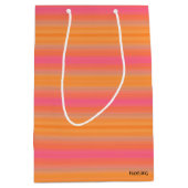 HAMbyWG - Gift Bag - Helder Oranje roze Medium Cadeauzakje (Voorkant)