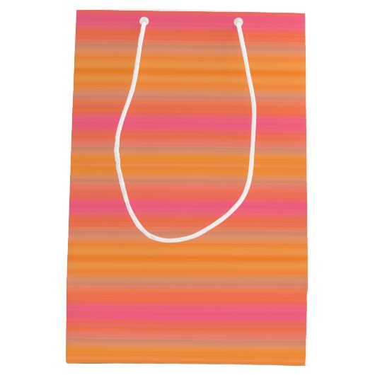 HAMbyWG - Gift Bag - Helder Oranje roze Medium Cadeauzakje (Achterkant)