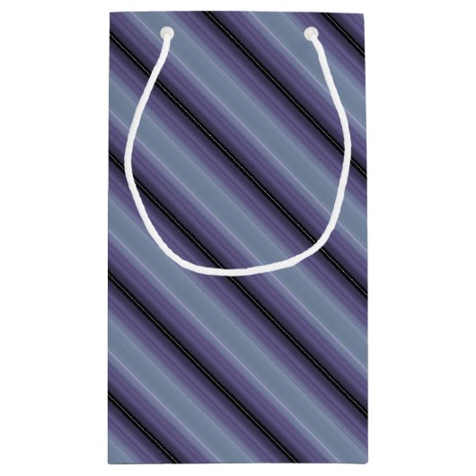 HAMbyWG Gift Bag - Lavender Gradient Stripe Klein Cadeauzakje (Achterkant)