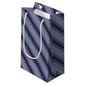 HAMbyWG Gift Bag - Lavender Gradient Stripe Klein Cadeauzakje (Voorkant Gekanteld)