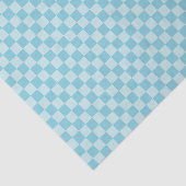 HAMbyWG - Gift Tissue - Aqua-Blue Gingham Tissuepapier (Detail)