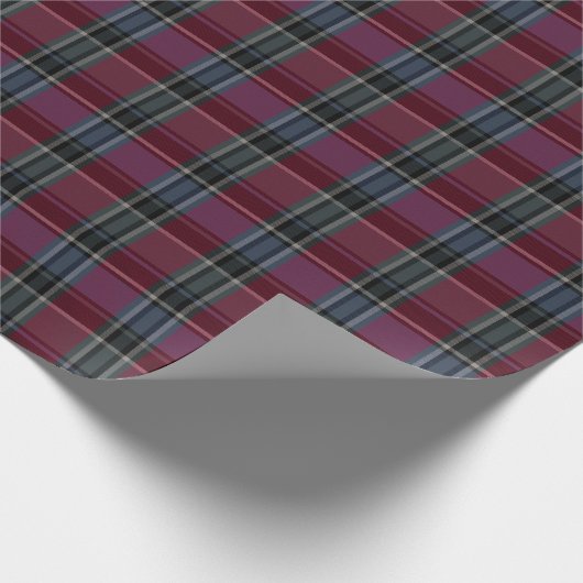 HAMbyWG - Gift Wrap - 30x6 Maron/Steel Pset Cadeaupapier (Hoek)