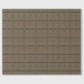 HAMByWG - Gift Wrap - Amer-Indian Black/Natural Cadeaupapier (Vlak)