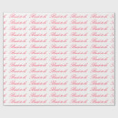 HAMbyWG - Gift Wrap - Bride-to-be Cadeaupapier (Vlak)