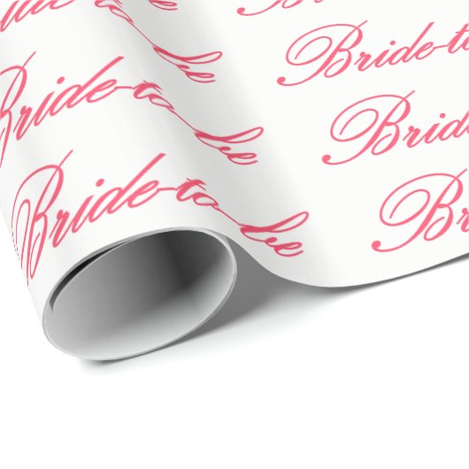 HAMbyWG - Gift Wrap - Bride-to-be Cadeaupapier (Rol Hoek)