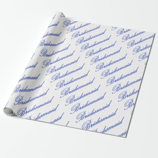 HAMbyWG - Gift Wrap - Bridesmaid Cadeaupapier (Uitgerold)