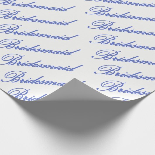 HAMbyWG - Gift Wrap - Bridesmaid Cadeaupapier (Hoek)