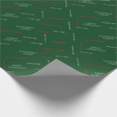 HAMbyWG - Gift Wrap - groenboek met vrolijk kerstf Cadeaupapier (Hoek)