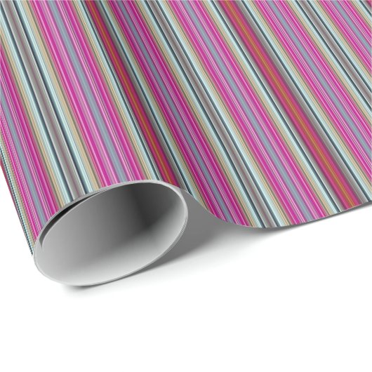 HAMbyWG - Gift Wrap - Kerstbulbband Stripe Cadeaupapier (Rol Hoek)