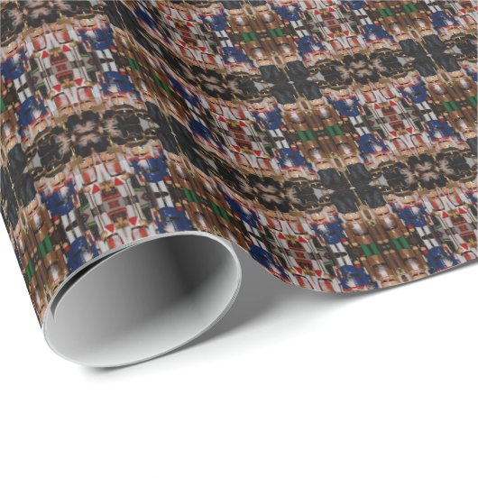 HAMbyWG - Gift Wrap - Kerstsoldaten Cadeaupapier (Rol Hoek)