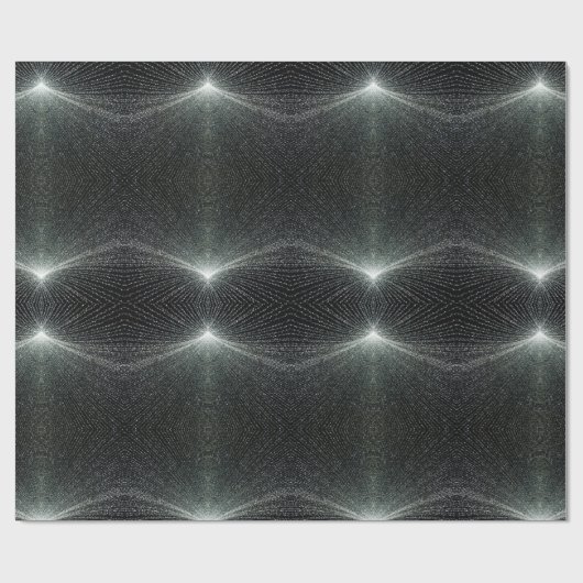 HAMbyWG - Gift Wrap - kralen van wit licht Cadeaupapier (Vlak)