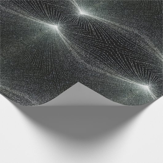 HAMbyWG - Gift Wrap - kralen van wit licht Cadeaupapier (Hoek)