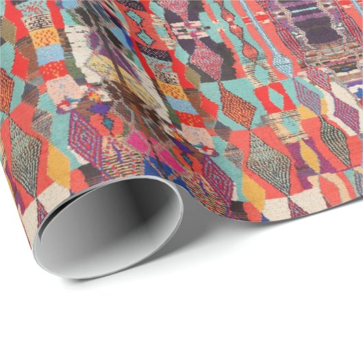 HAMbyWG - Gift Wrap - Marokkaans kleurrijk inheems Cadeaupapier (Rol Hoek)