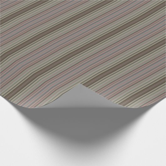 HAMbyWG - Gift Wrap - Mauve Stripe Cadeaupapier (Hoek)