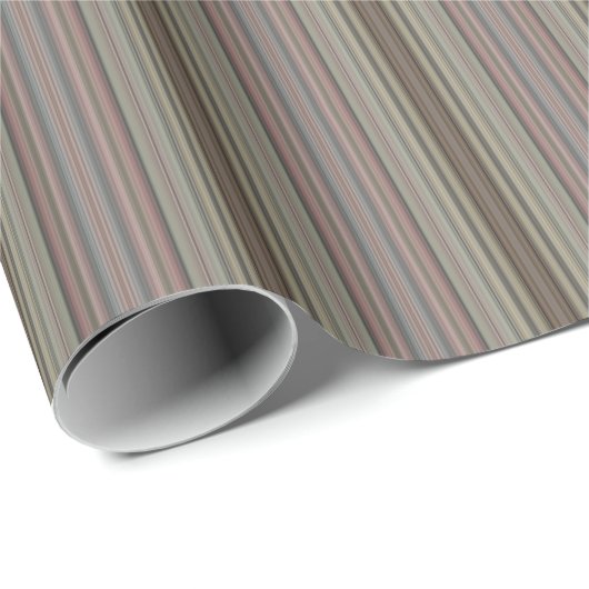 HAMbyWG - Gift Wrap -  Mauve Stripe Cadeaupapier (Rol Hoek)