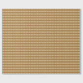 HAMbyWG - Gift Wrap - Tiny Gold Hearts Filigree Cadeaupapier (Vlak)