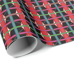 HAMbyWG - Gift Wrap - Zwart Licht met Wit Cadeaupapier