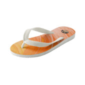 HAMbyWG Girls Teenslippers - Orangy Swirl (Schuin)