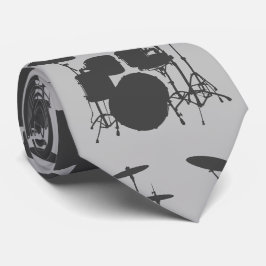 HAMbyWG - Grijs drumstel Stropdas