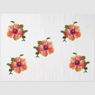 HAMbyWG Hawaiin Hibiscus Flower Tissuepapier