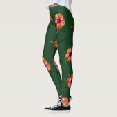 HAMbyWG Hawaiin Thema met Hibiscus Flower Leggings (Links)