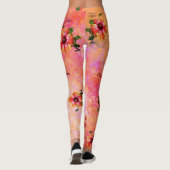 HAMbyWG Hawaiin Thema met Hibiscus Leggings (Achterkant)