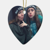 HAMbyWG Heart Ornament - Foto Ornament (Links)