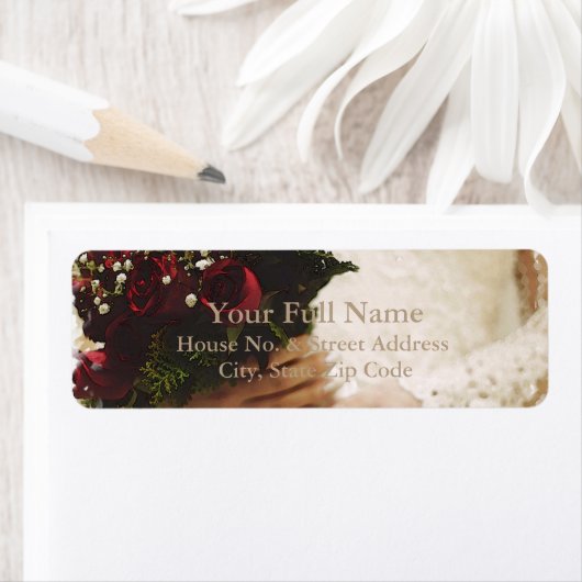 HAMbyWG - het Etiket van het Adres van de Terugkee (Insitu)