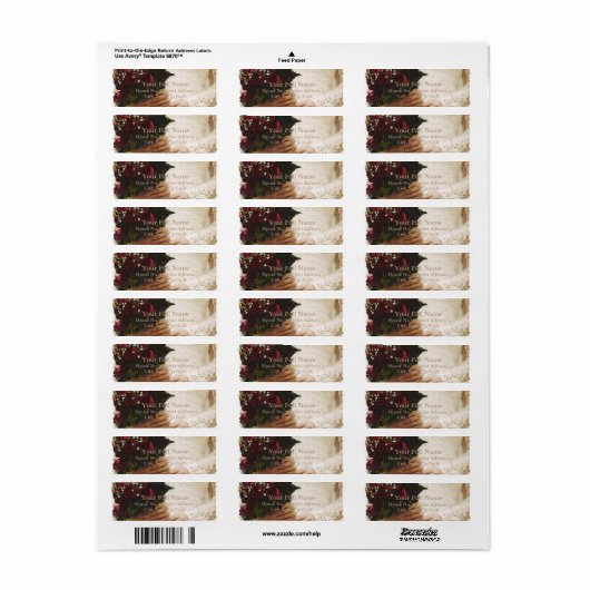 HAMbyWG - het Etiket van het Adres van de Terugkee (Full Sheet)