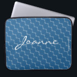 HAMbyWG - het Patroon van de Cirkel in om het even Laptop Sleeve<br><div class="desc">HAMbyWhiteGlove - het Patroon van de Cirkel met om het even welke kleurenachtergrond,  met of zonder jouw naam - kies enkel personaliseer en pas opties aan! of vraag 203-302-0337 voor hulp door HAMbWG. Hier getoond met een warme blauwe achtergrond.</div>